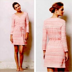 Anthropologie Saturday Sunday Poppy DreSpace Dye French Terry Comfy Dresss Sz M